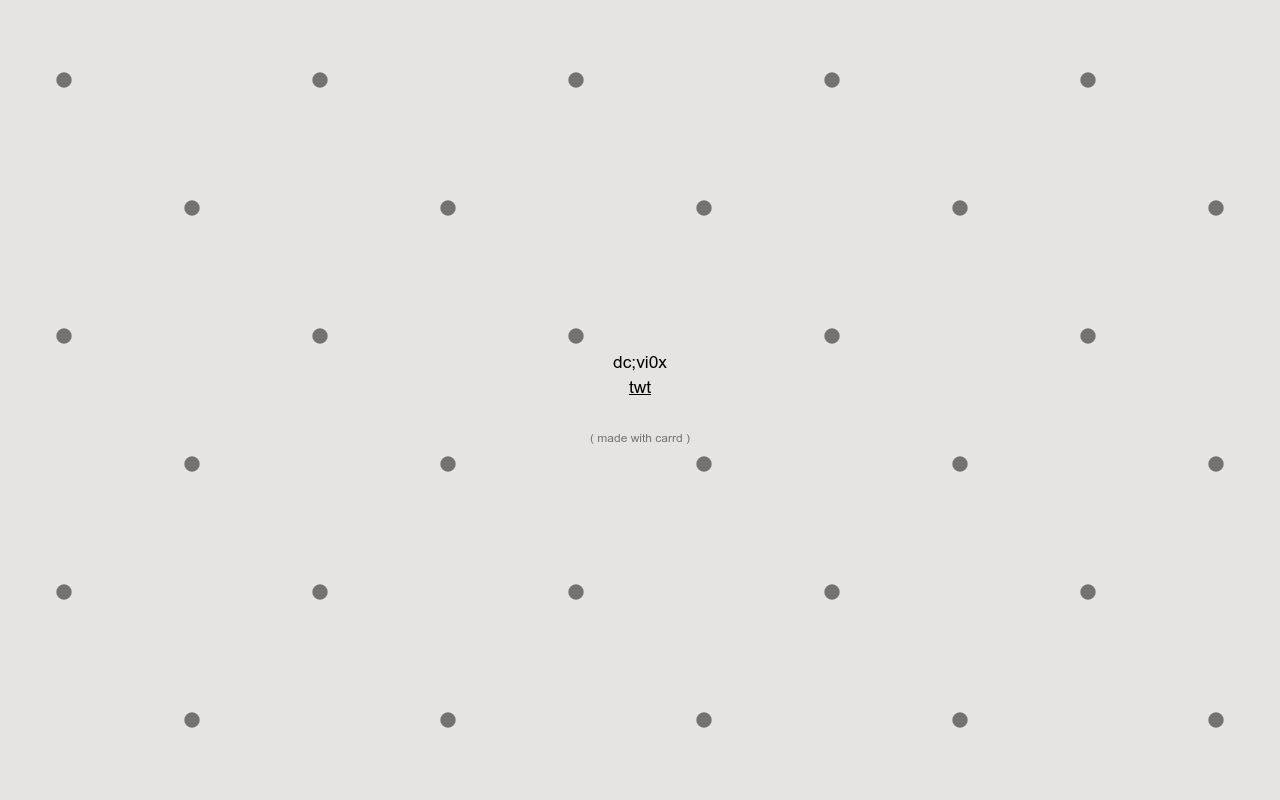 Carrd profile picture for @make